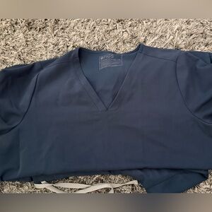FIGS Women's blue scrub top